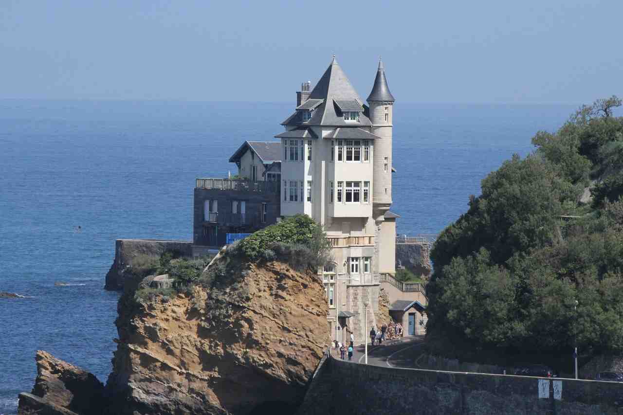 biarritz, architecture, villa belza